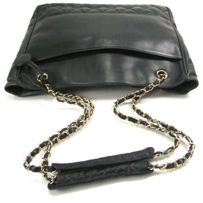 Chanel Lambskin Shopping Tote Green 7 of 12