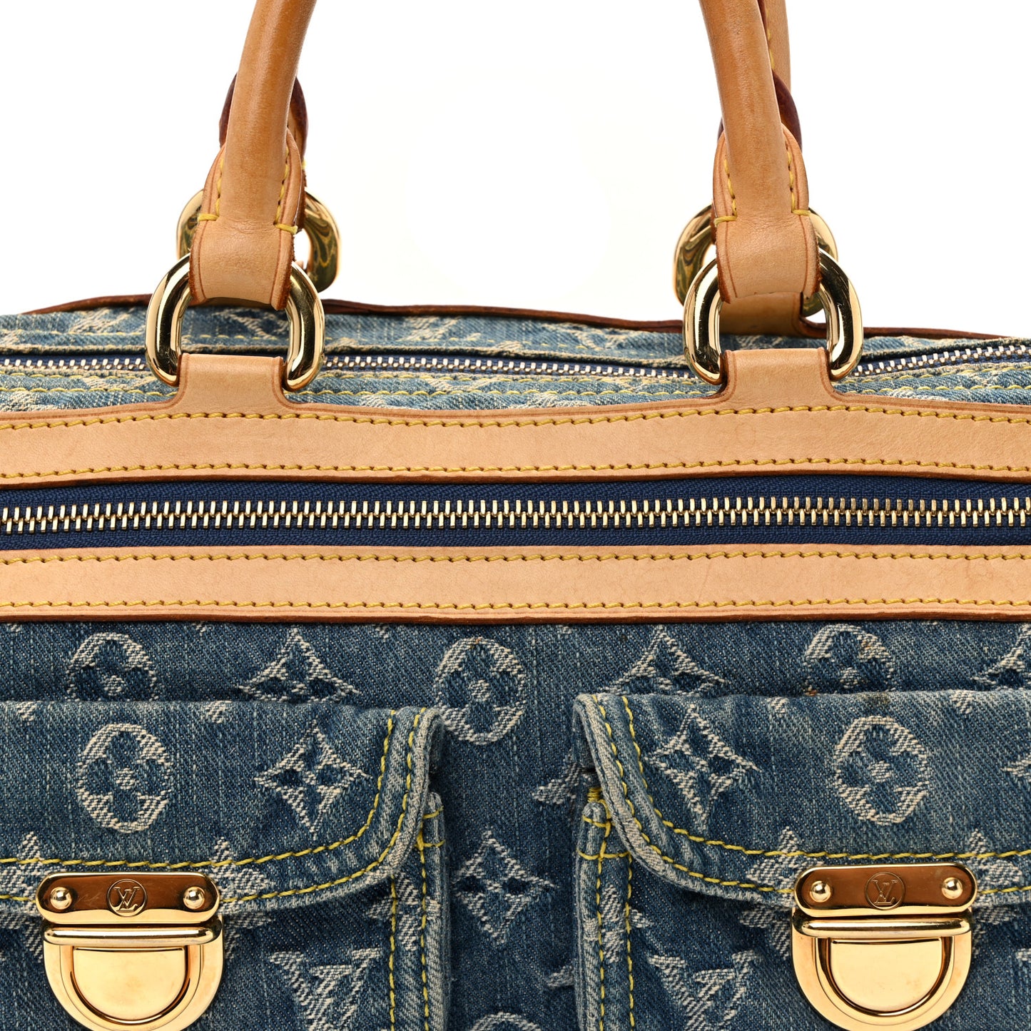 Monogram Denim Neo Speedy Blue