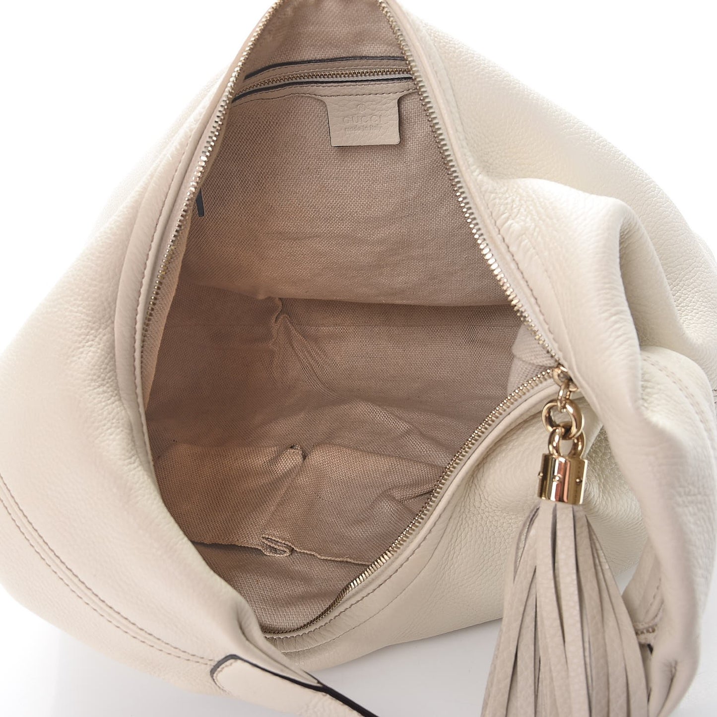 Cellarius Calfskin Soho Hobo Mystic White