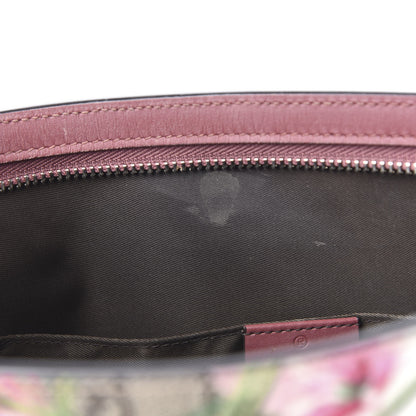 Gucci GG Supreme Monogram Blooms Large Cosmetic Case Beige Multicolor Dry Rose 5 of 8