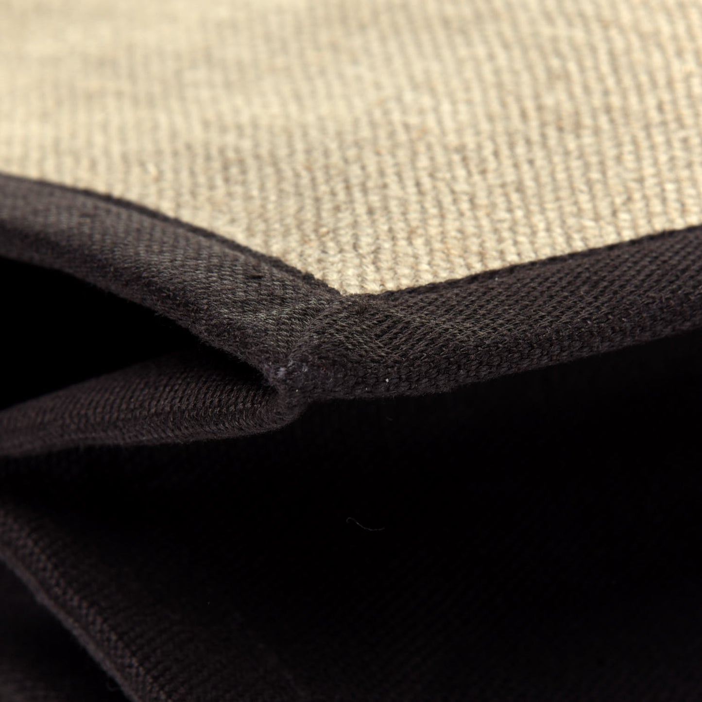 Linen Calfskin Rive Gauche Tote Natural