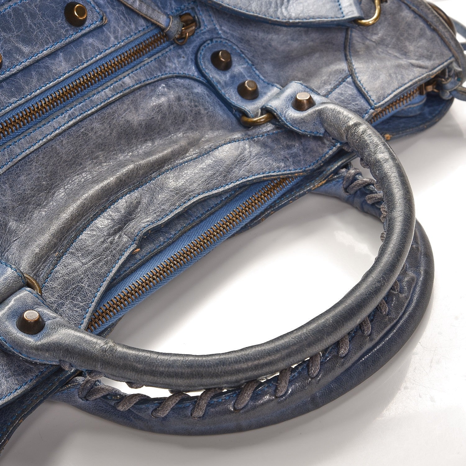 Balenciaga Chevre Classic Hardware City Cornflower Bleu 28 of 28