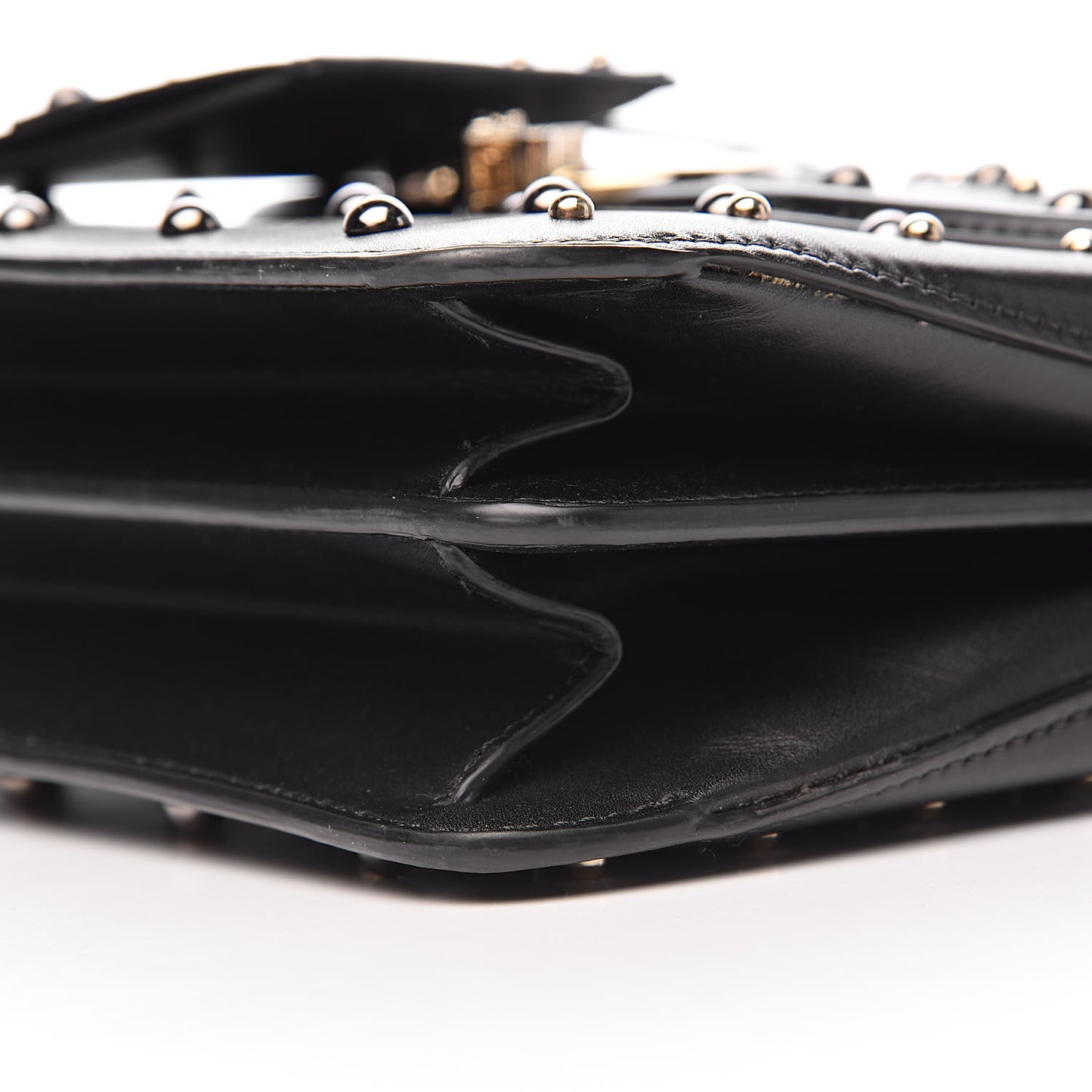 Nappa Studded Medium DV ONE Satchel Black
