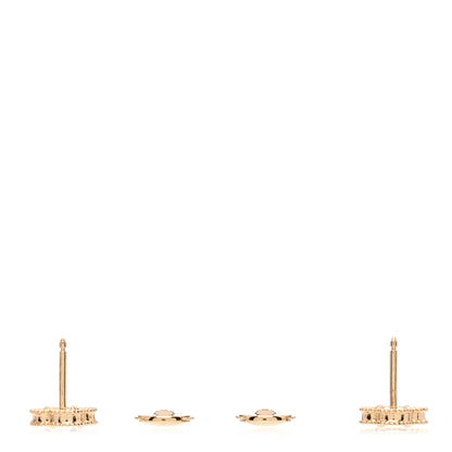 Van Cleef & Arpels 18K Yellow Gold Black Onyx Sweet Alhambra Earrings 3 of 5
