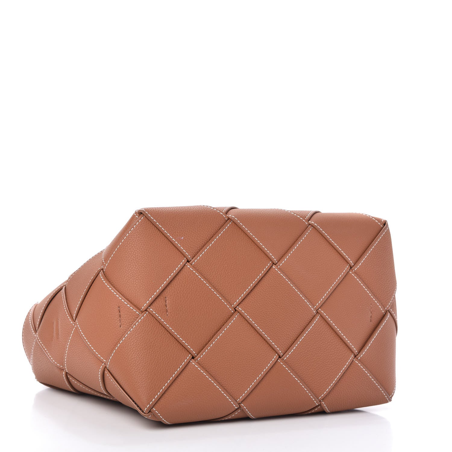 Loewe Soft Grained Calfskin Woven Basket Bag Tan 4 of 10
