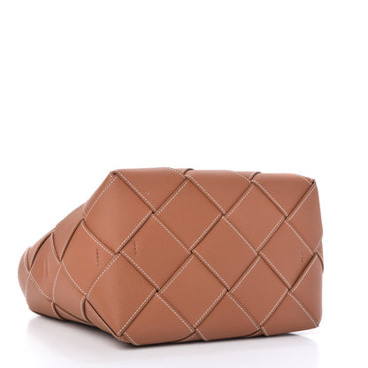 Loewe Soft Grained Calfskin Woven Basket Bag Tan 4 of 10