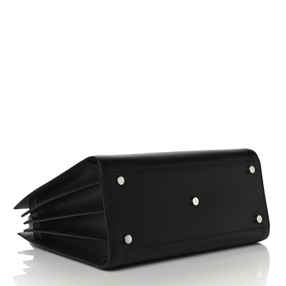 Saint Laurent Grained Calfskin Small Sac De Jour Black 4 of 9