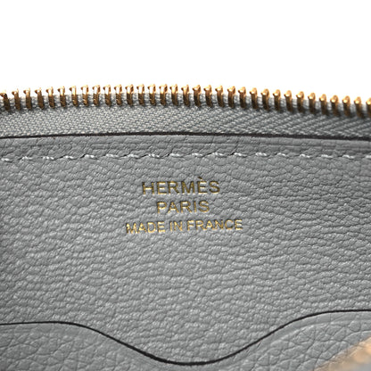 Hermes Evercolor Chaine d'Ancre Zipengo Pochette To Go Bleu Glacier 6 of 10
