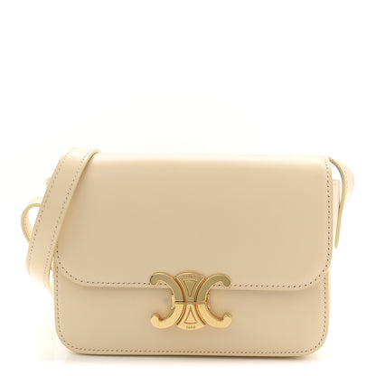 Celine Shiny Calfskin Nano Triomphe Nude 1 of 10