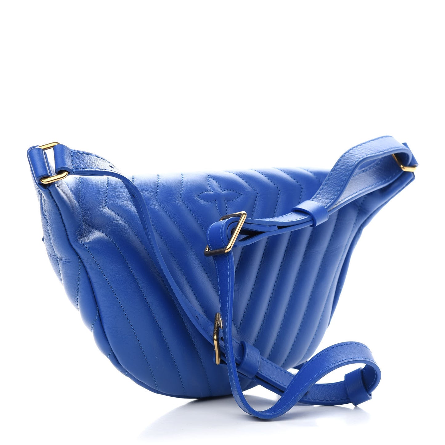 Calfskin New Wave Bumbag Blue Neon