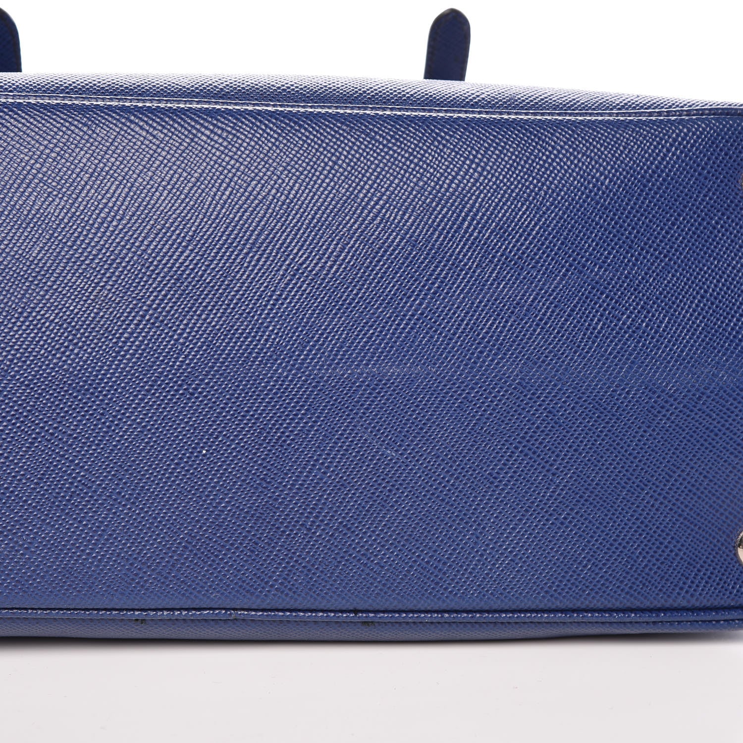 Prada Saffiano Cuir Small Double Handle Tote Inchiostro 19 of 20