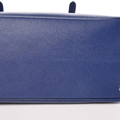 Prada Saffiano Cuir Small Double Handle Tote Inchiostro 19 of 20
