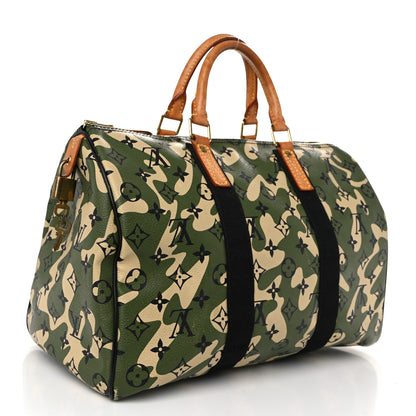 Louis Vuitton Monogramouflage Speedy 35 3 of 11