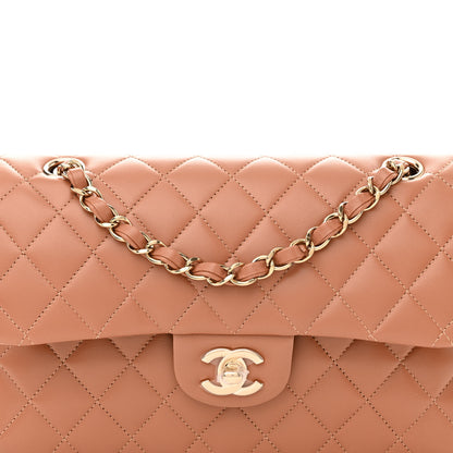 Chanel Lambskin Quilted Small Double Flap Brown 8 of 11