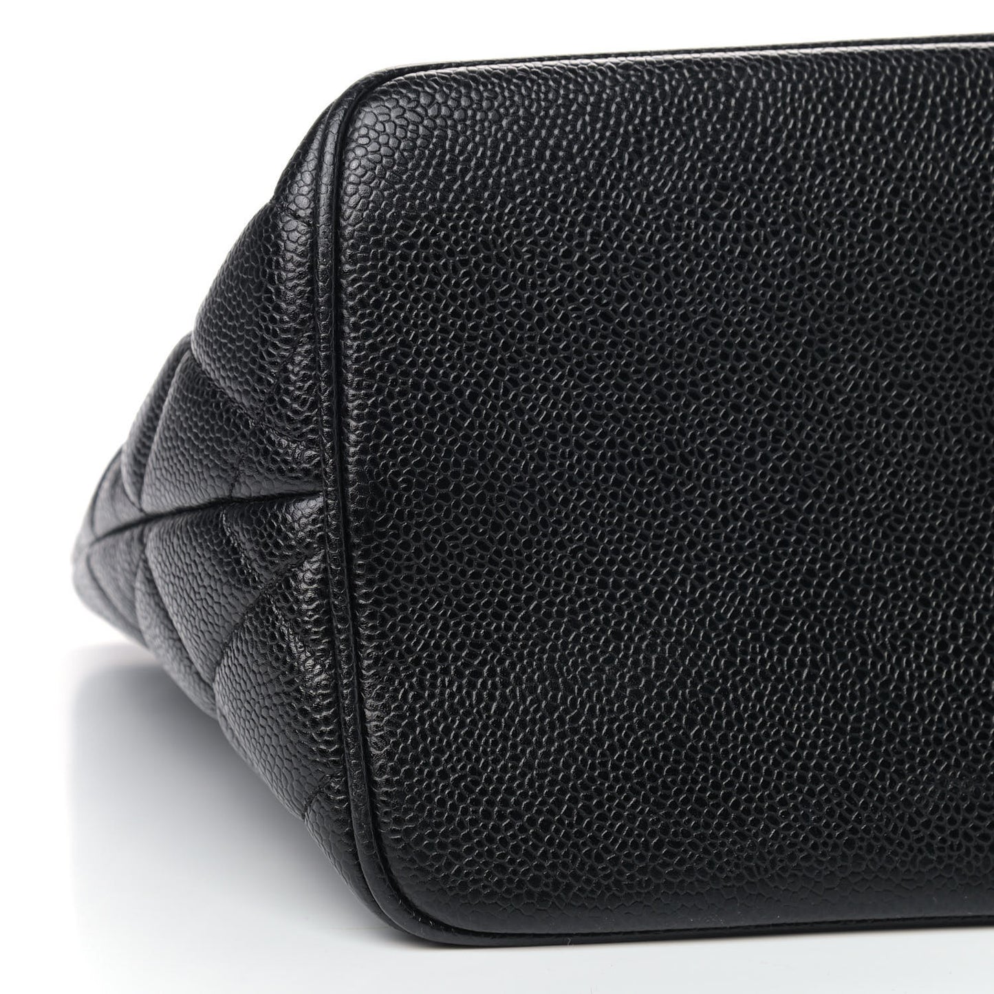 Caviar Quilted Medallion Tote Black