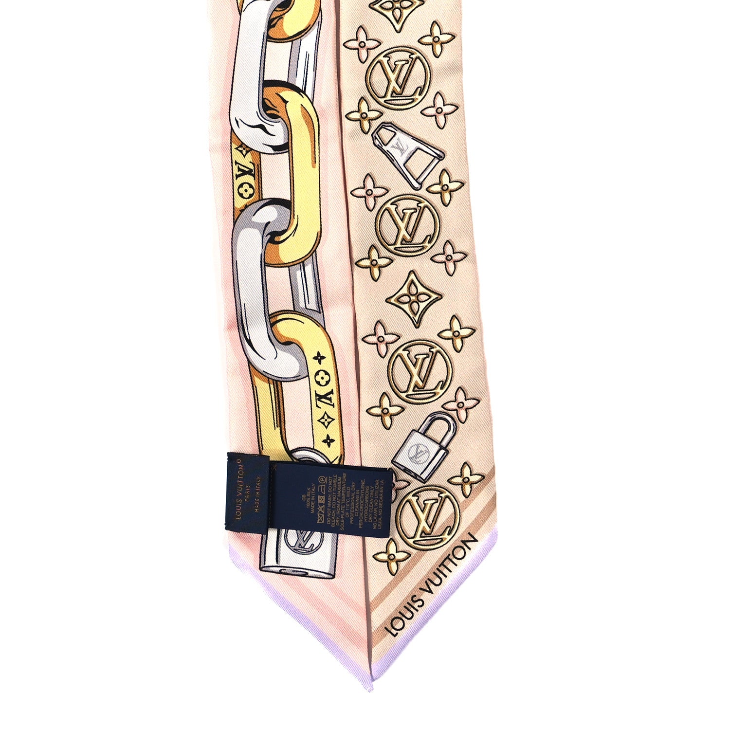 Louis Vuitton Silk Bejeweled BB Bandeau Beige 2 of 3