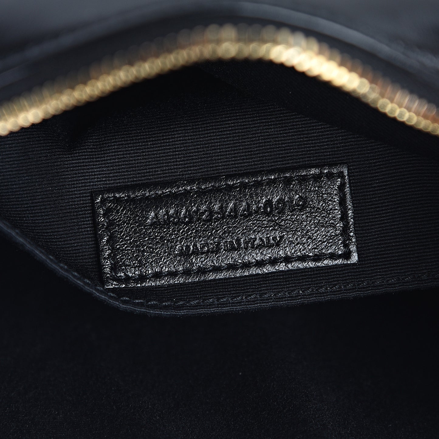 Calfskin Matelasse Monogram Lou Camera Bag Black
