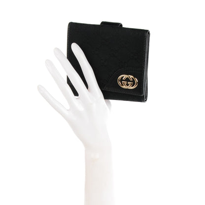 Gucci Monogram New Britt French Wallet Black 2 of 7
