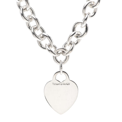 Tiffany Sterling Silver Heart Tag Necklace 5 of 6