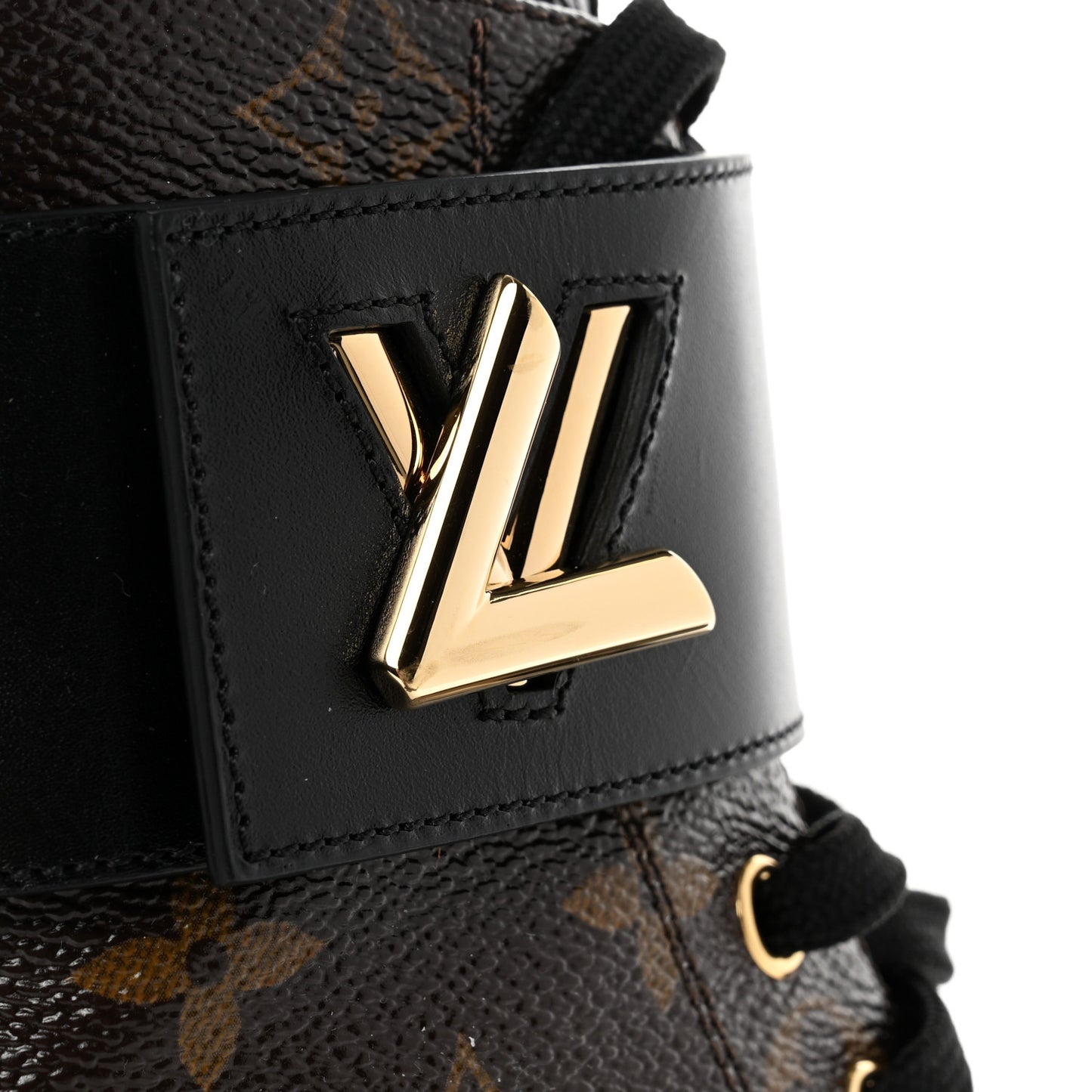 Calfskin Monogram Wonderland Flat Ranger Boots 40 Black