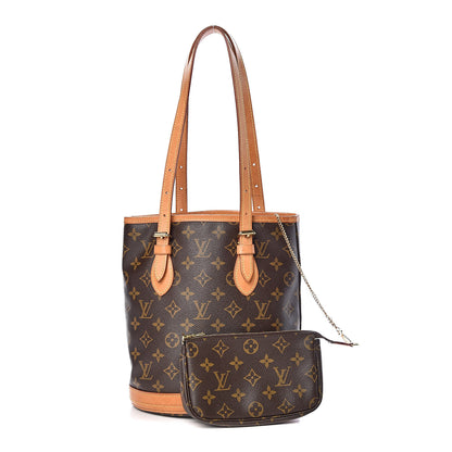 Louis Vuitton Monogram Petit Bucket 23 1 of 9