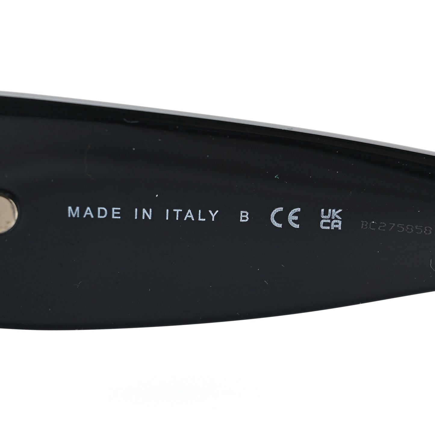 Acetate Rectangle Sunglasses 5435 Black