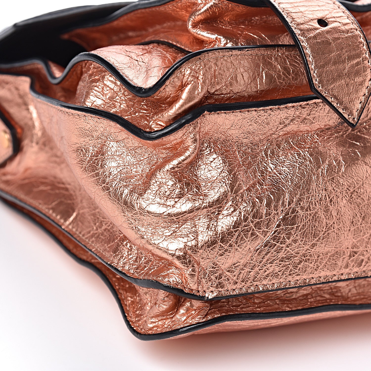 Proenza Schouler Metallic Lambskin Medium PS1 Satchel Copper 11 of 16