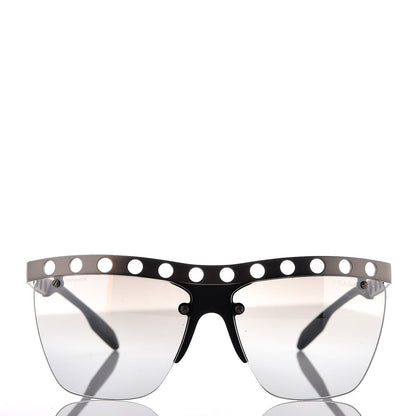 Prada Metal Circle Frame Sunglasses SPR 53R Silver 2 of 6