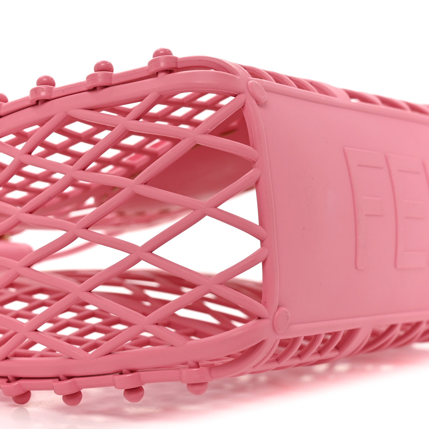 Fendi Recycled Plastic Vitello Liberty Matte Small Fendi Basket Rosa 10 of 11