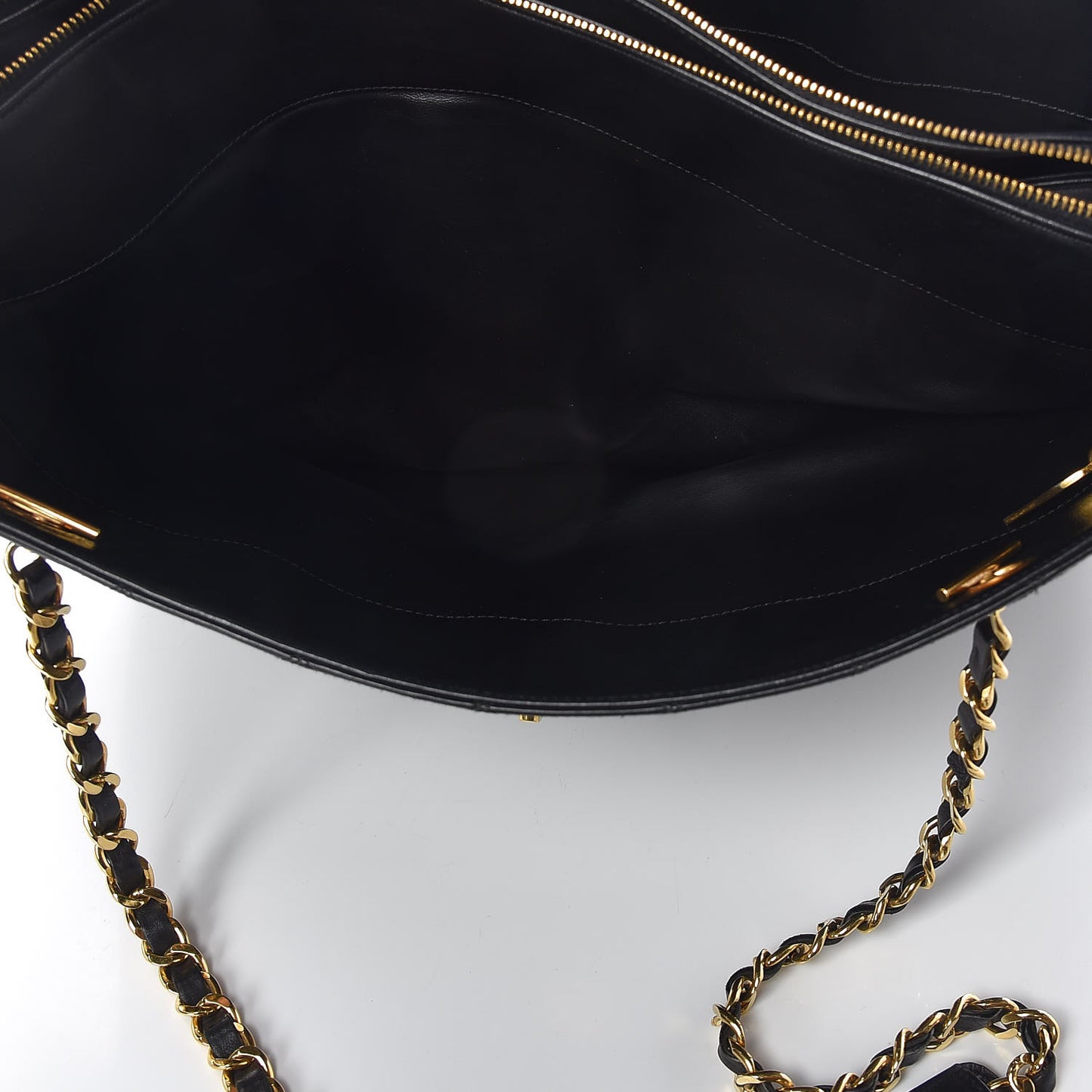 Calfskin Stitched XL Weekender Black