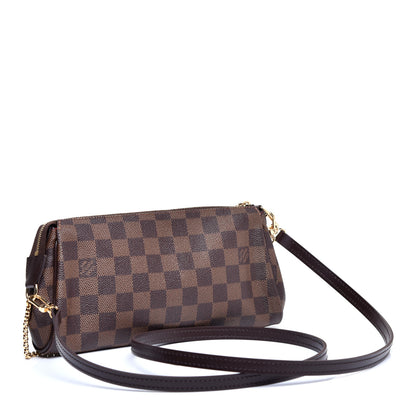 Louis Vuitton Damier Ebene Eva Clutch 3 of 9