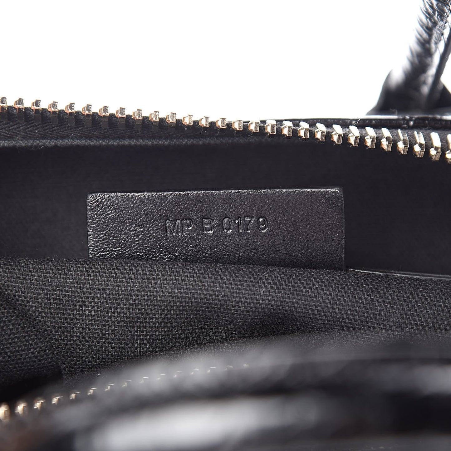 Calfskin Crocodile Embossed Small Antigona Black