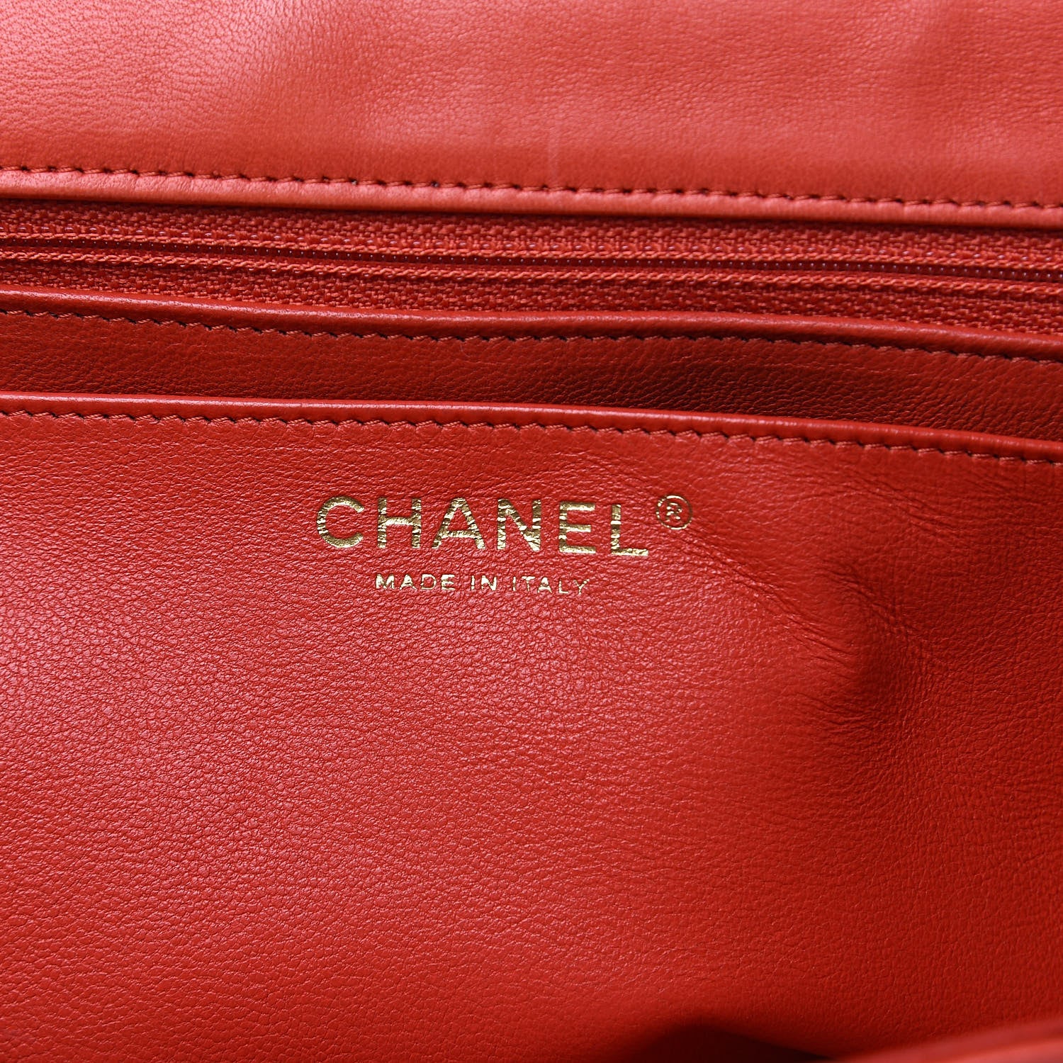 Chanel Lambskin Quilted Jumbo Single Flap Coral 6 of 19