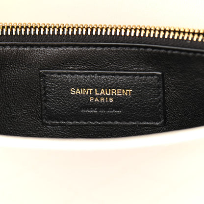 Saint Laurent Lambskin Quilted Mini Gaby Satchel Blanc Vintage 6 of 12
