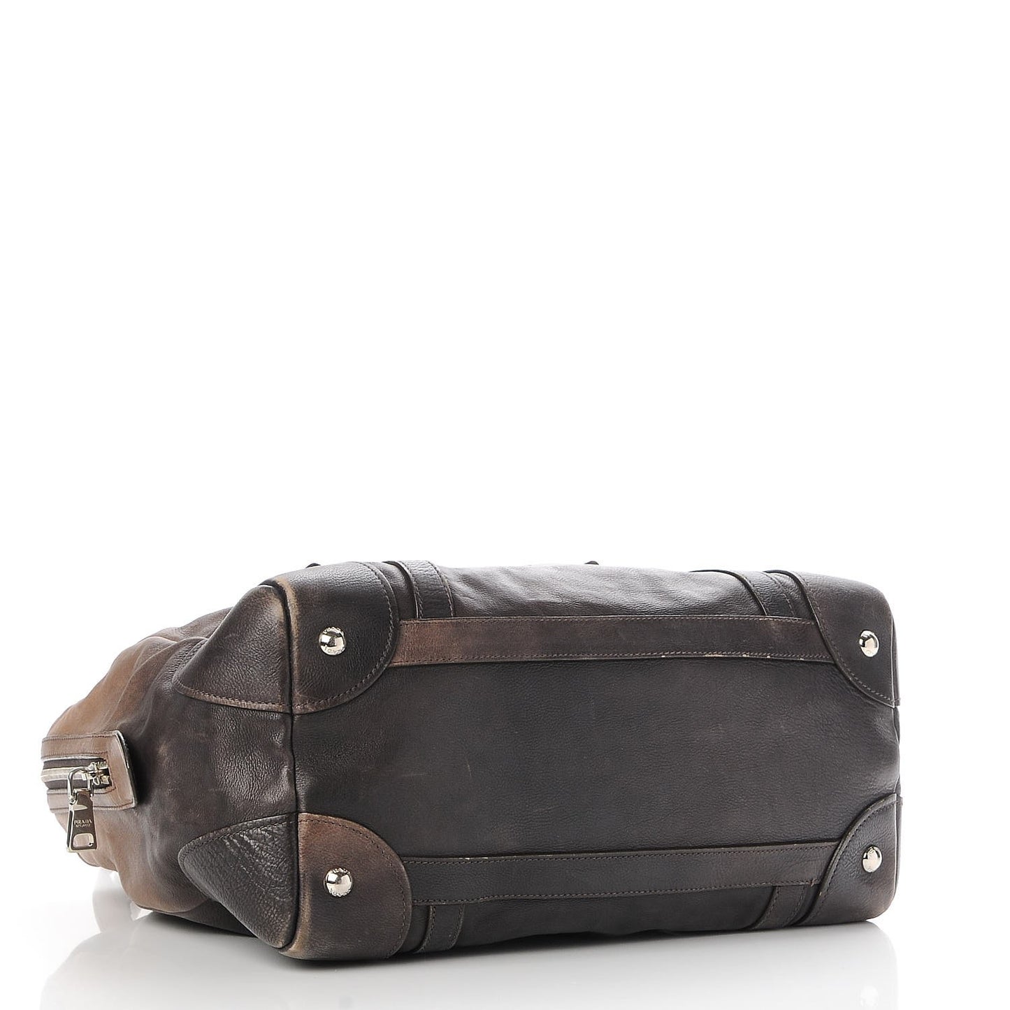 Glace Calf Bowler Bag Militare