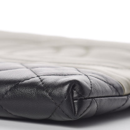 Chanel Lambskin Patchwork Large Cosmetic Case Multicolor 13 of 13