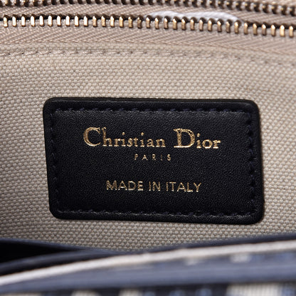 Christian Dior Oblique DiorAddict Wallet On Chain Clutch Navy Blue 6 of 9