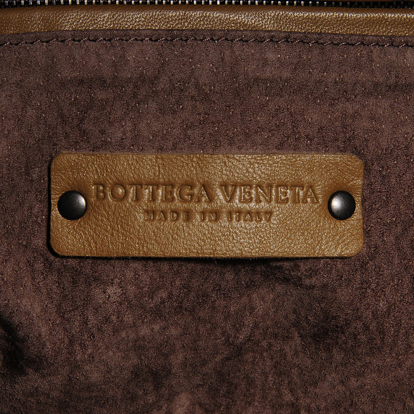 Nappa Intrecciato Large Veneta Hobo Bronze