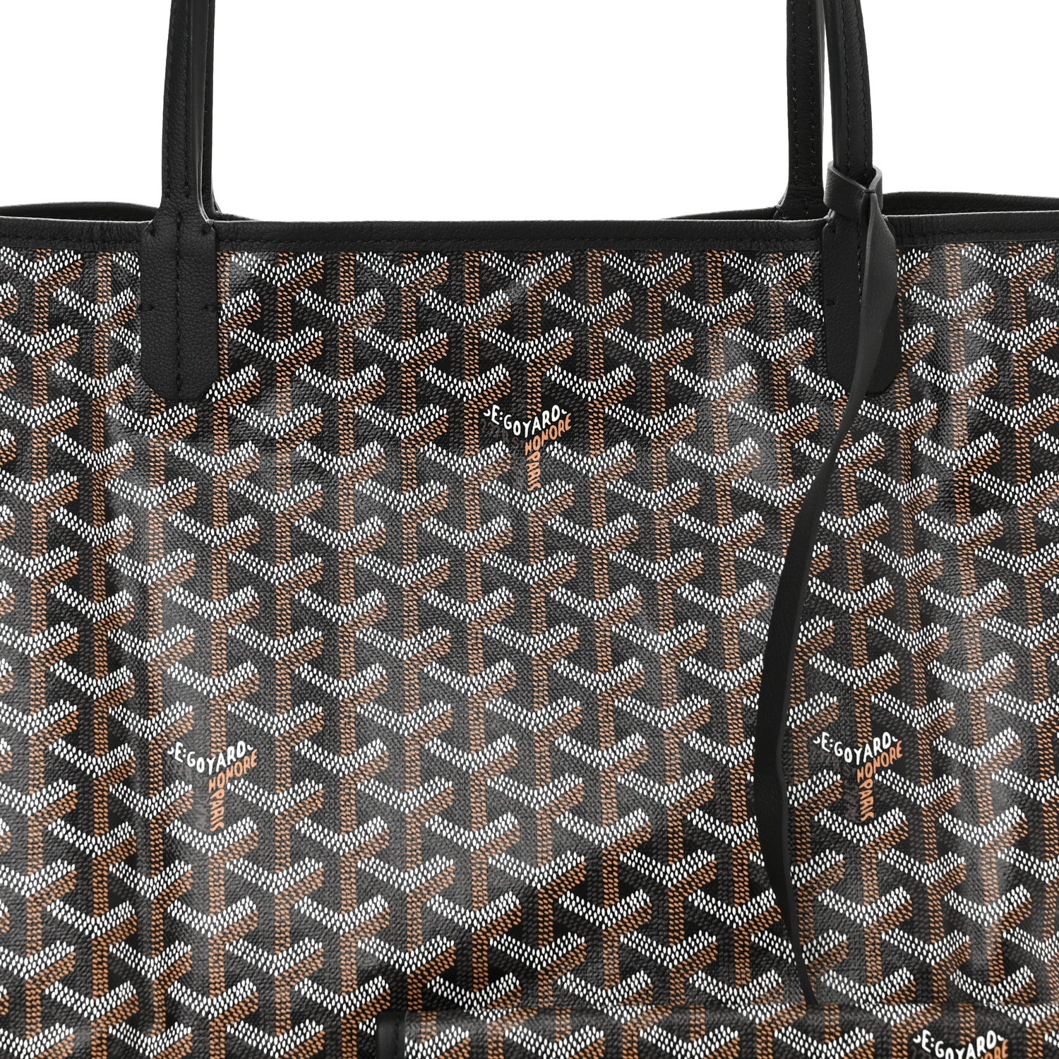 Goyard Goyardine Saint Louis GM Black 8 of 10