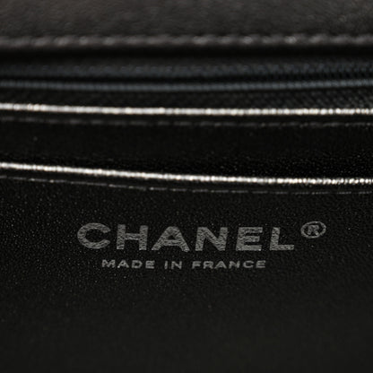 Chanel Metallic Sheepskin Quilted 2.55 Reissue Mini Flap Dark Grey 7 of 10