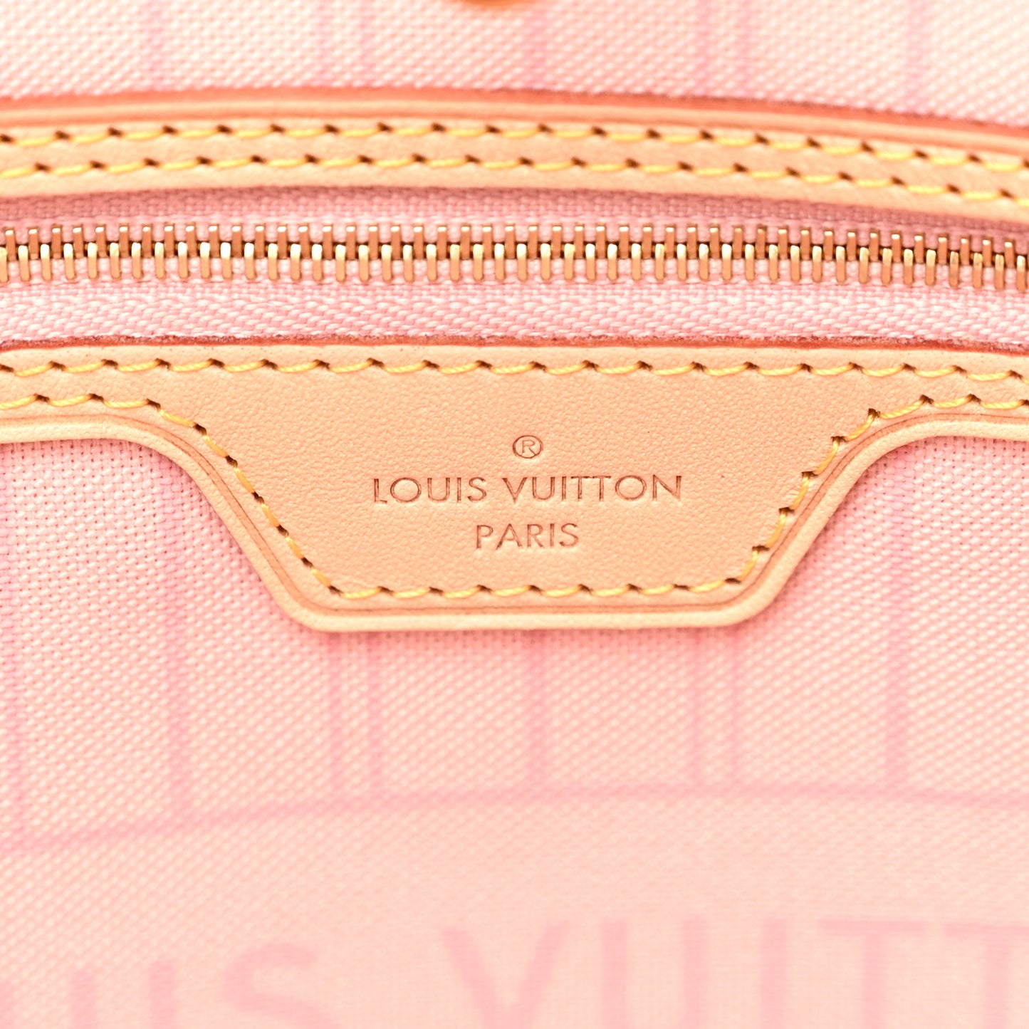 Damier Azur Neo Neverfull MM Rose Ballerine