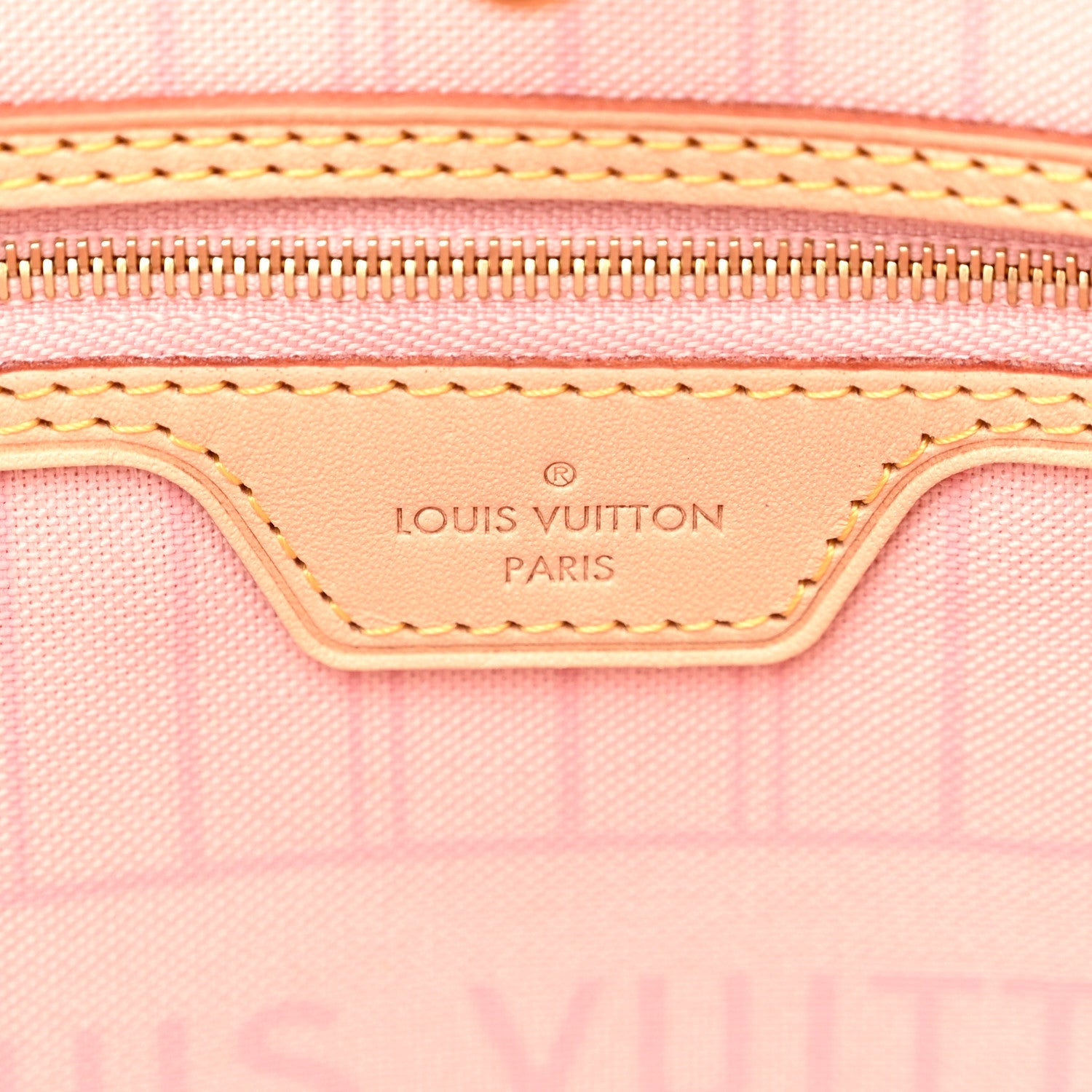 Louis Vuitton Damier Azur Neo Neverfull MM Rose Ballerine 7 of 12