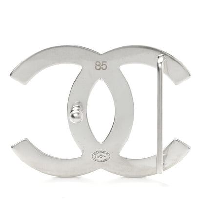 Chanel Calfskin CC Reversible Belt 85 Black Burgundy 5 of 9