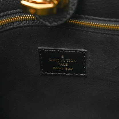 Louis Vuitton Calfskin Monogram On My Side PM Black 6 of 9