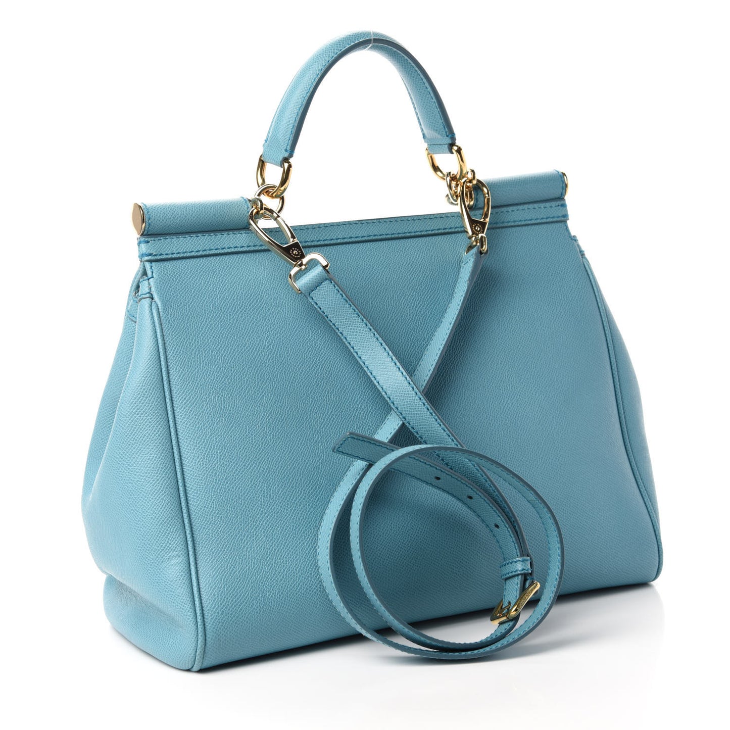 Dauphine Large Miss Sicily Satchel Light Blue