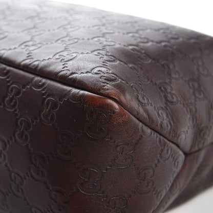 Gucci Guccissima Medium Horsebit Chain Hobo Dark Brown 9 of 13