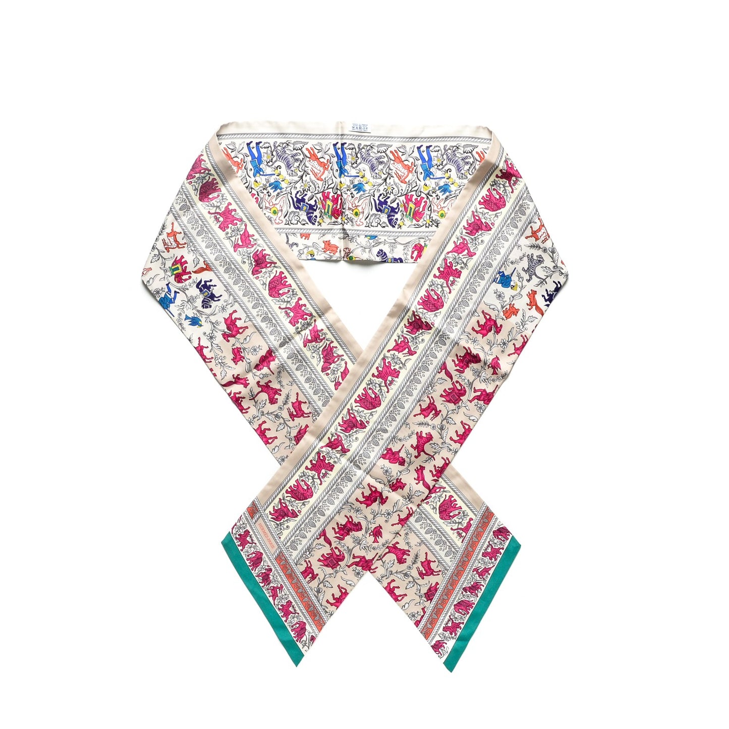 Silk Chasse En Inde Maxi Twilly