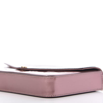 Louis Vuitton Vernis Pochette Felicie Chain Wallet Metallic Pale Pink 8 of 10