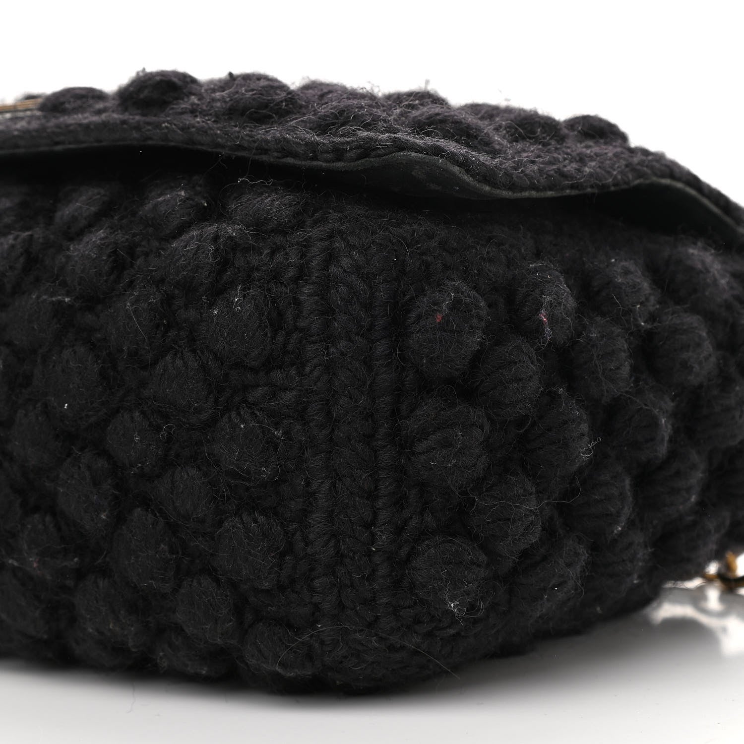 Dolce & Gabbana Crochet Miss Sicily Chain Flap Black 8 of 13
