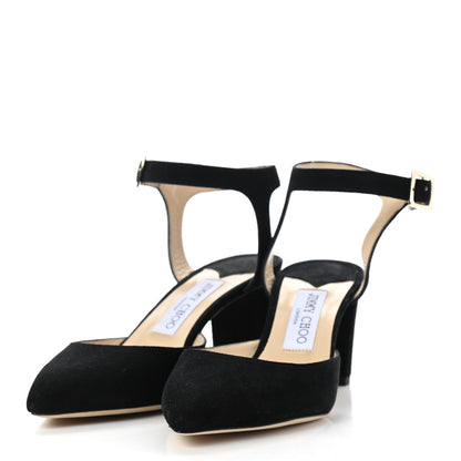 Jimmy Choo Suede Kambree 85 Pumps 38 Black 4 of 7
